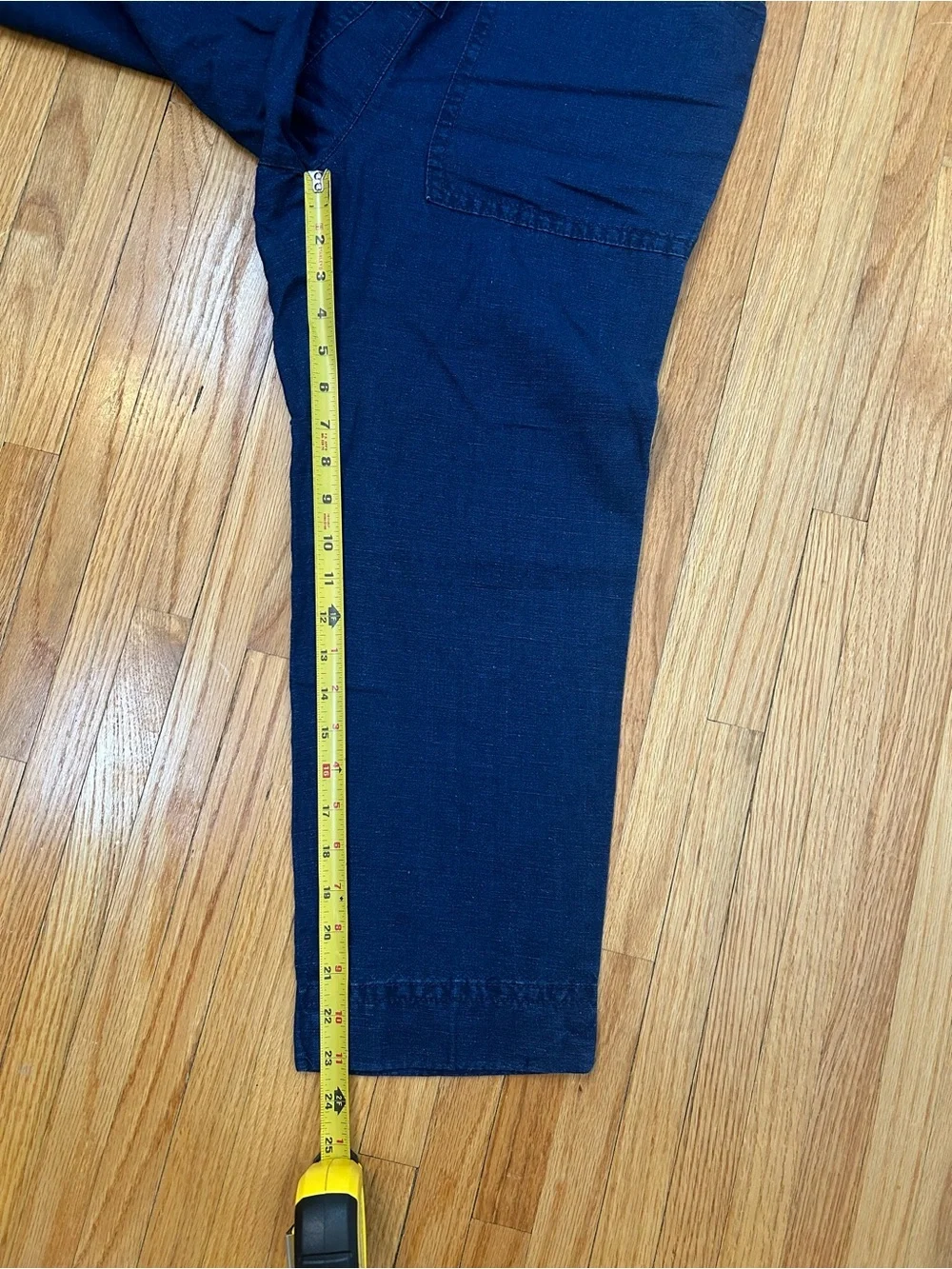 Banana Republic Sleeveless Dark Indigo Denim Jumpsuit No Belt